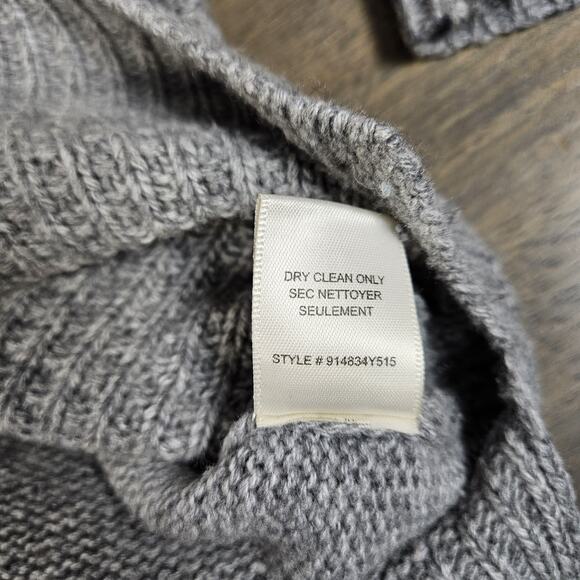 Rebecca Taylor Womens Sweater Wool Cashmere Pullover Size Small Animal Print - Picture 5 of 7